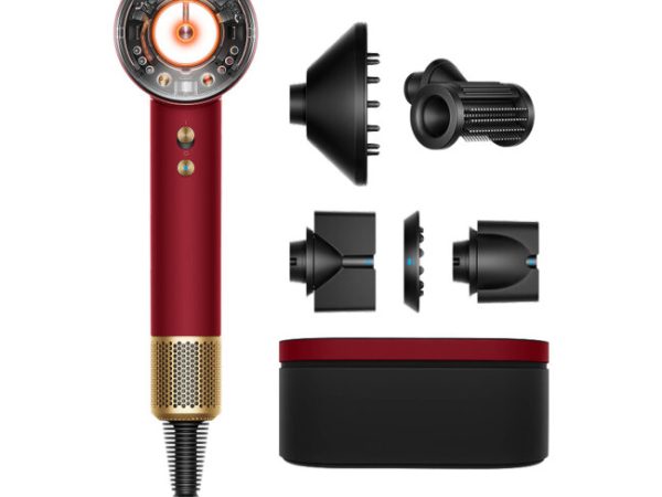 Fen Dyson Supersonic HD16 Nural Red Velvet/Gold Straight+Wavy